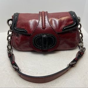 Authentic Prada Mini Leather Shoulder Chain Bag